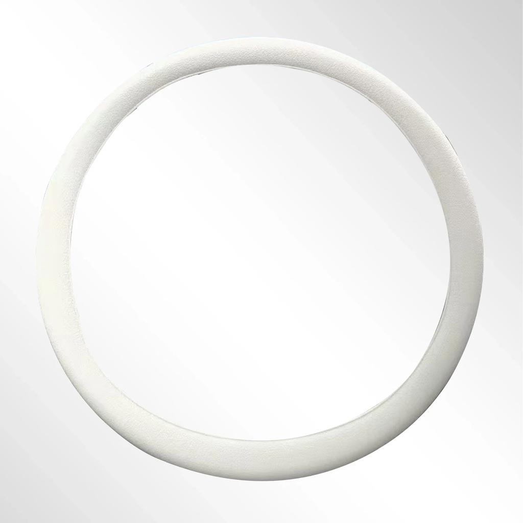 1PC Universal Round D-Shaped 32cm Wheels Comfort Grip Silicone Car Steering Wheel Cover All Seasons Non-Slip Sweat-Absorbent