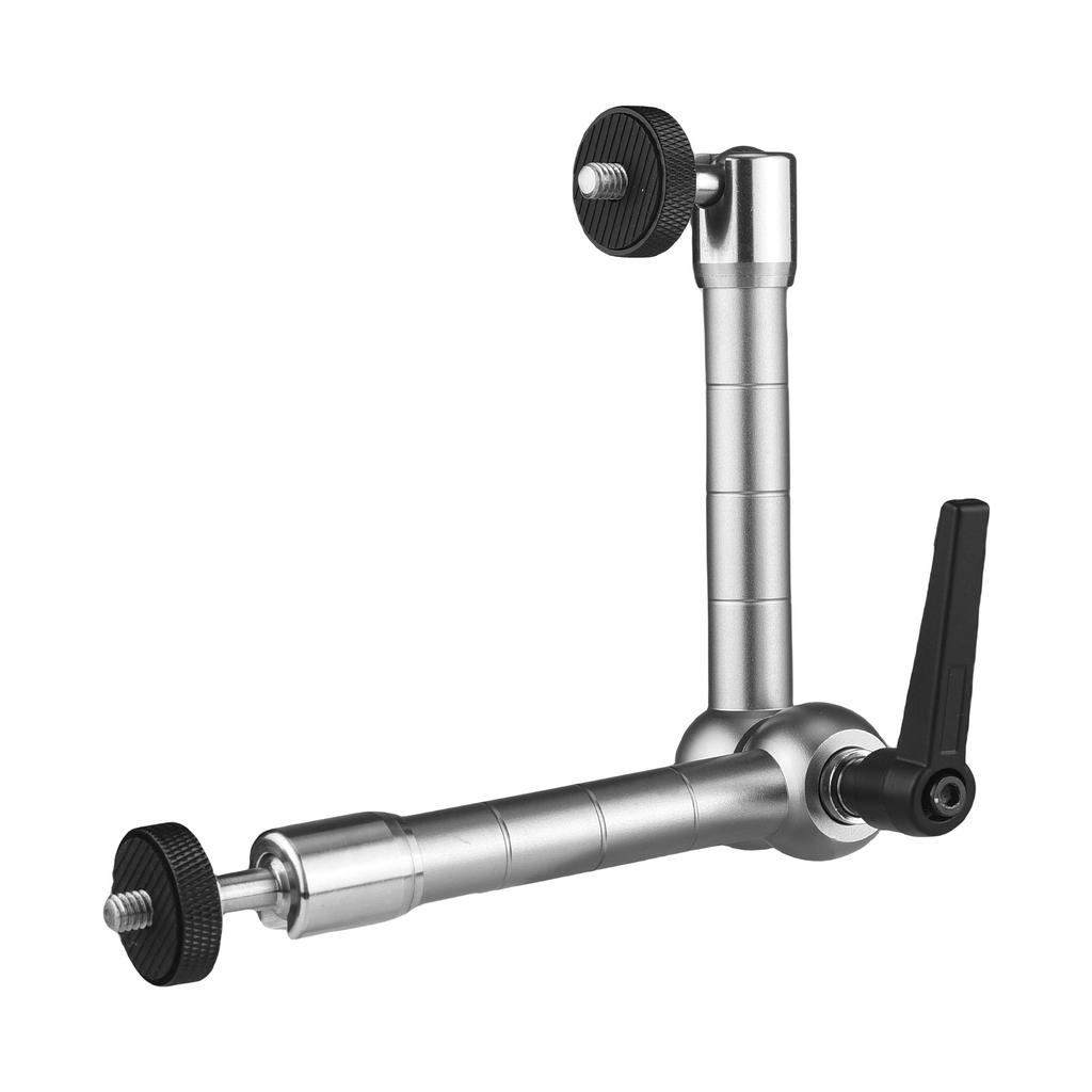 Arm Camera Mount Stainless Steel Monitor Bracket for   Camera Flash LED LCD Display U-shaped   Design Compatible with 1Celsius4 Inch Thr