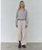 Seolan Boucle Jogger Pants_Beige