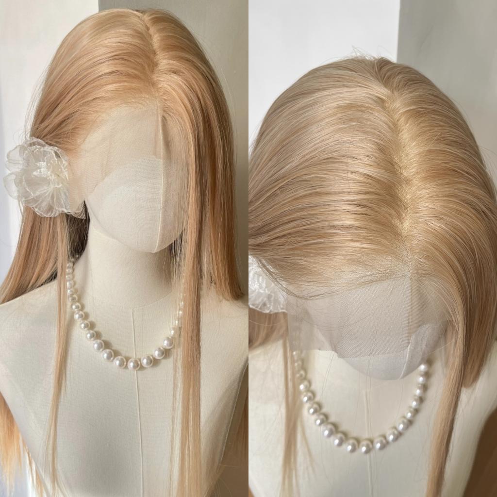 13*6 Lace Fron Wig Synthetic Lace Wigs Long Straight Hair Wig for Women Big Lace Frontal High Quality Fiber Hair Wig for Cosplay