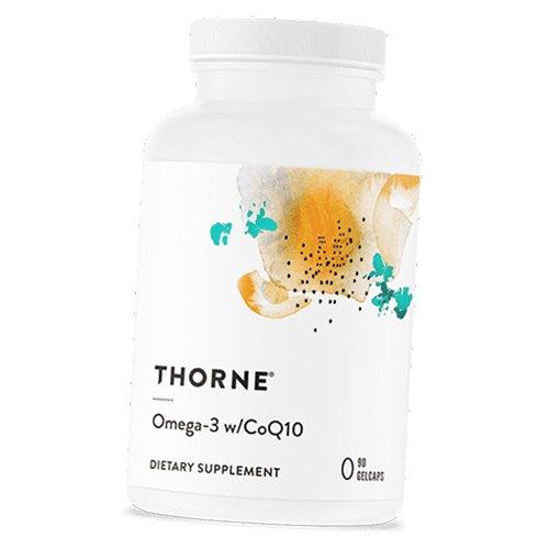 Омега 3 с Коэнзимом Q10, Omega-3 w/ CoQ10, Thorne Research  90гелкапс (67357002)