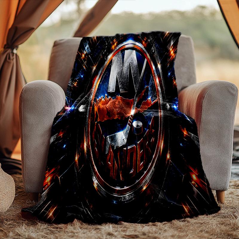 Islanders Blanket Flannel Throw for Sofa, Travel, Camping, Livingroom, Office, Chair and Bed Soft and Warm Holiday Birthday gifts