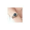 OLEVS Women's Analog Quartz Watch Waterproof Luminous Date Day Display Gold Silver Stainless Steel Band Blue Dial