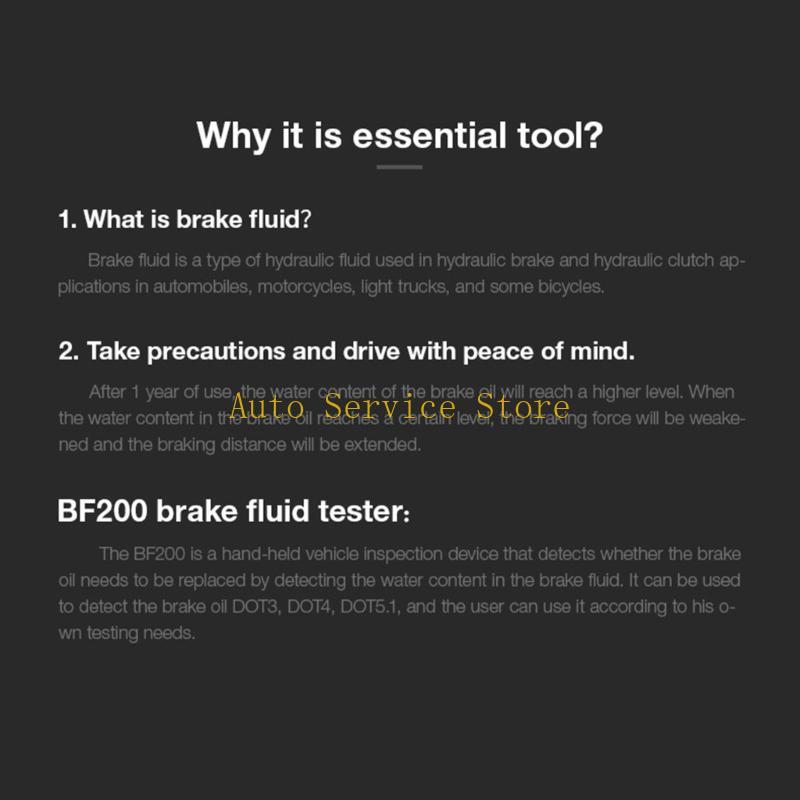 462A Electronic Brake Fluid Tester Universal Oil Moisture Meters Car Testing Tool 12V