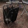 Faltbarer Müllbeutelhalter Ständer Tragbar Faltbar Outdoor Camping Picknick Müllständer Hängender Plastiktütenhalter Edelstahl