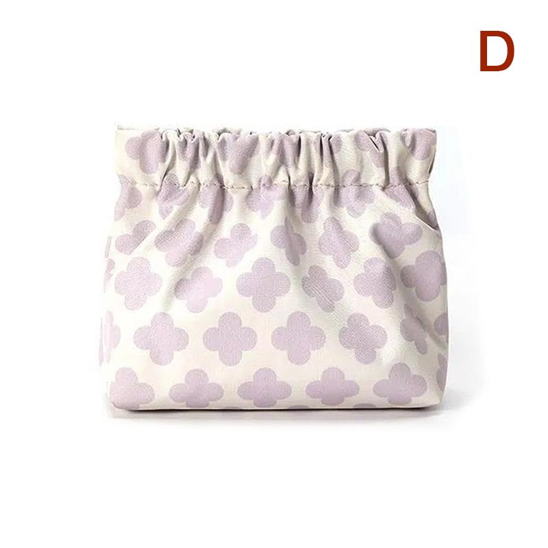 Cosmetics Coin Wire Holder Pouch Bag Portable Earphone Cards Lipsticks Storage Bag Auto Close Organizer Travel Jewelry Bag