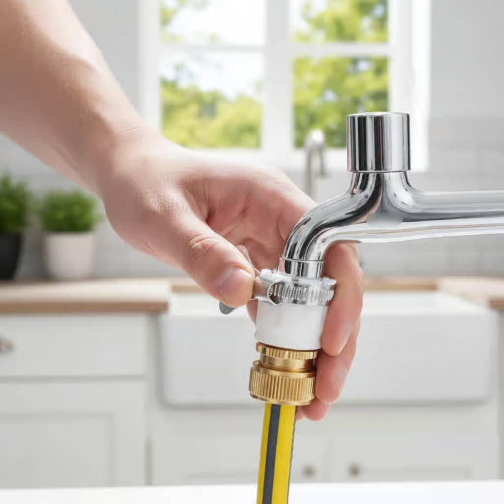 Water Hose Quick Connector Sturdy Construction Hose Pipe Fitting Universal Tap Connector Secure Connection Car Wash Adapter