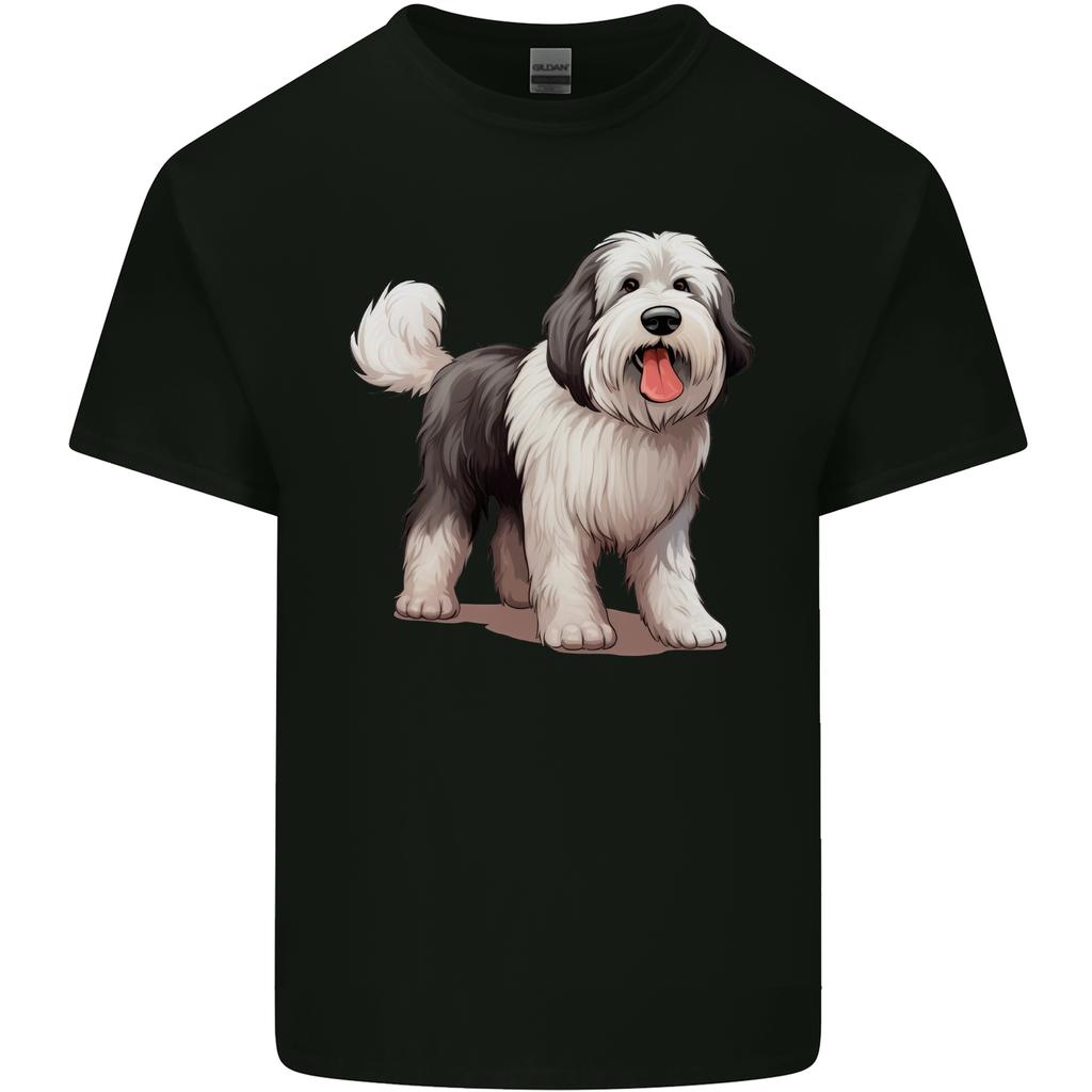 Old English Sheepdog Dog Unisexs Light Cotton TShirt