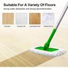 1/4Pcs Washable Microfiber Mop Pads Reusable Mop Cloth  for Bathroom Kitchen Living Room