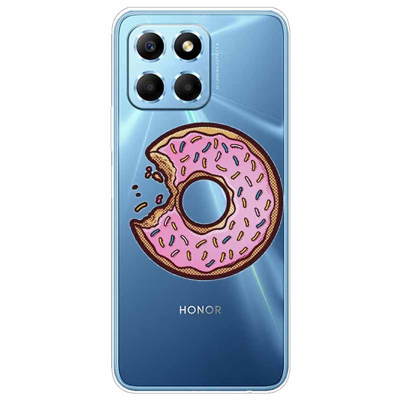 For Honor X6 Case HonorX6S Transparent Soft TPU Silicon Phone Cover For Huawei Honor X6S 2022 Case 6.5 Inche VNE-LX1 Clear Funda
