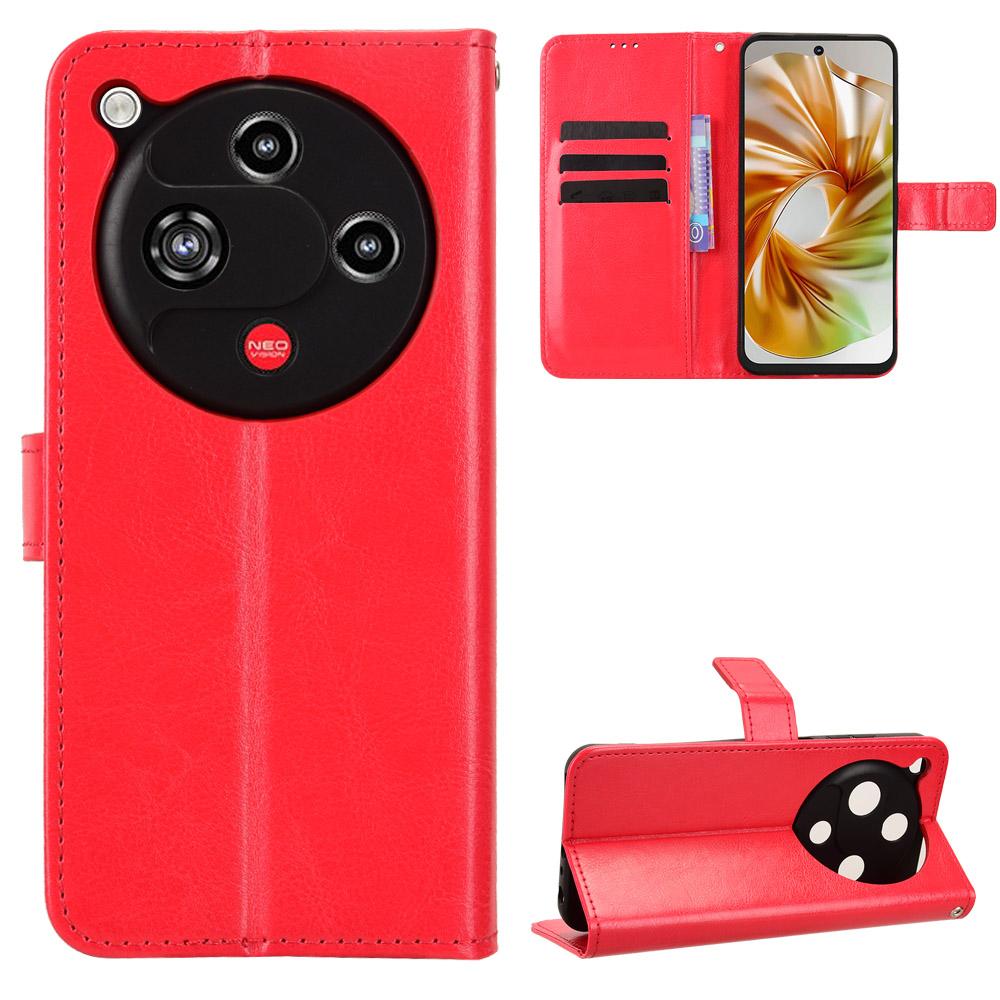 Flip Cover für ZTE nubia Focus 2 PU-Leder Ganzkörperschutz [RFID-Blockierung] Handyhüllen Brieftaschenhülle