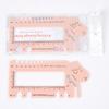DIY Crochet Measuring Ruler Plastic Ruler Wool Needle Sweater Needle Cute Lamb Ruler Needle Measuring Ruler