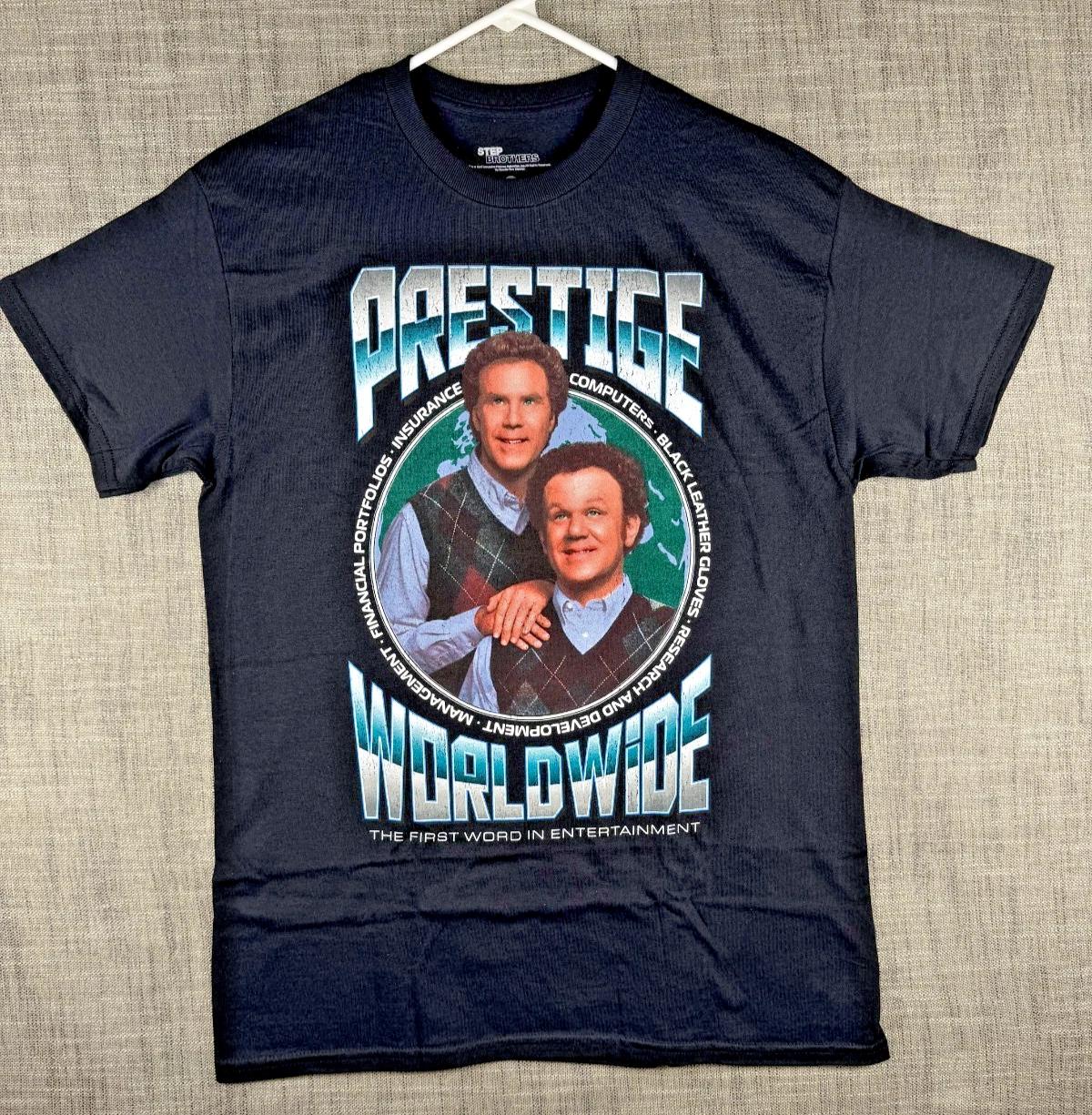 Size M - Step Brothers Prestige Worldwide Graphic T-Shirt Black L