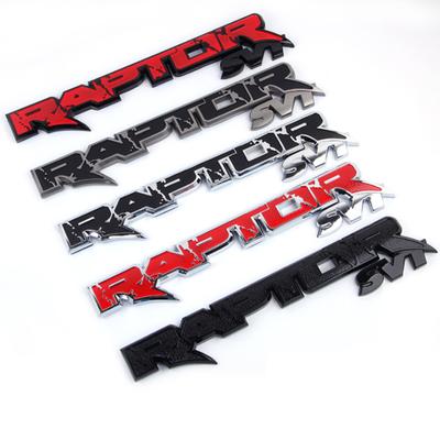 RAPTOR SVT Badge Body Side Door Logo Car Stickers for RAPTOR SVT F150 Fx4 XLT Trunk Rear Modified Accessories Decoration