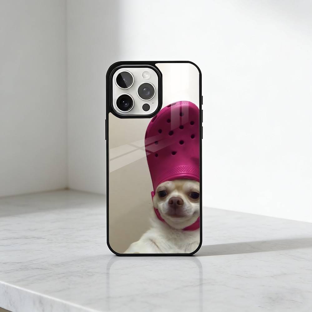 C-Chihuahua Funny Memes Phone Case For iPhone17,16,15,14,13 Plus,Pro Max Magnetic For Magsafe Wireless Charging