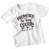 Zum großen Cousin befördert Personalisiertes Familien-Kinder-T-Shirt August 2025 Individuelles T-Shirt