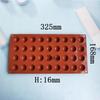Semi Sphere Silicone Chocolate Mold Flexible BPA Free Half Ball Dome Mould for DIY Pudding Candy Home Baking Projects