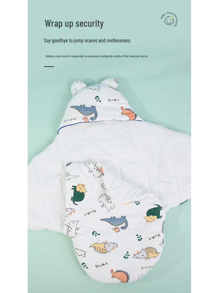 Schmetterling Neugeborenen Puckdecke, Reine Baumwolle, Ganzjahres-Schlafsack