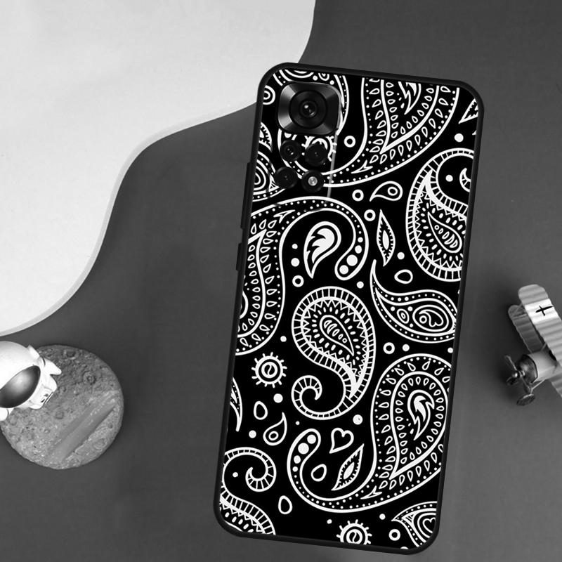Bandana Paisley Pattern Art Case For Xiaomi Redmi Note 13 Pro 14 12 9 10 11 Pro 10S 11S 12S Redmi 10C 13C 14C 12C Cover