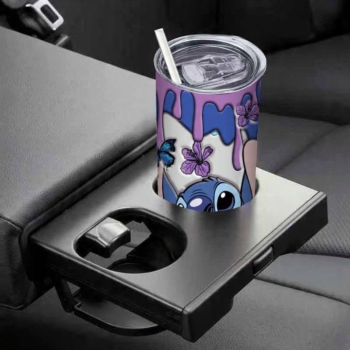 Stitch 20Oz Kubek Termiczny Ze Słomką Termos Na Dziecka Urodziny