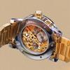 Men's Watch Fashion Luminous Hands Gear Movement Retro Mechanical Skeleton Watches Luxury Casual Business Wristwatch