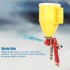 3L 1 4in Plastic Hopper Air Spray Gun Wall Painting Sprayer Home Decoration Tool 4 6 8mm