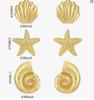 Gold-Tone Geometric Twist Earrings: Fashionable and Versatile Multi-Layer Braided Earrings for Women.
