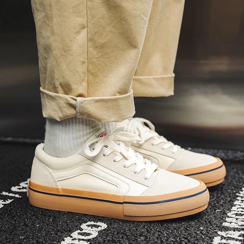 Summer New Men's Shoes Anti-slip Wear-resistant Canvas Shoes Mesh Surface Breathable Casual Shoes Outdoor Trend Breathable