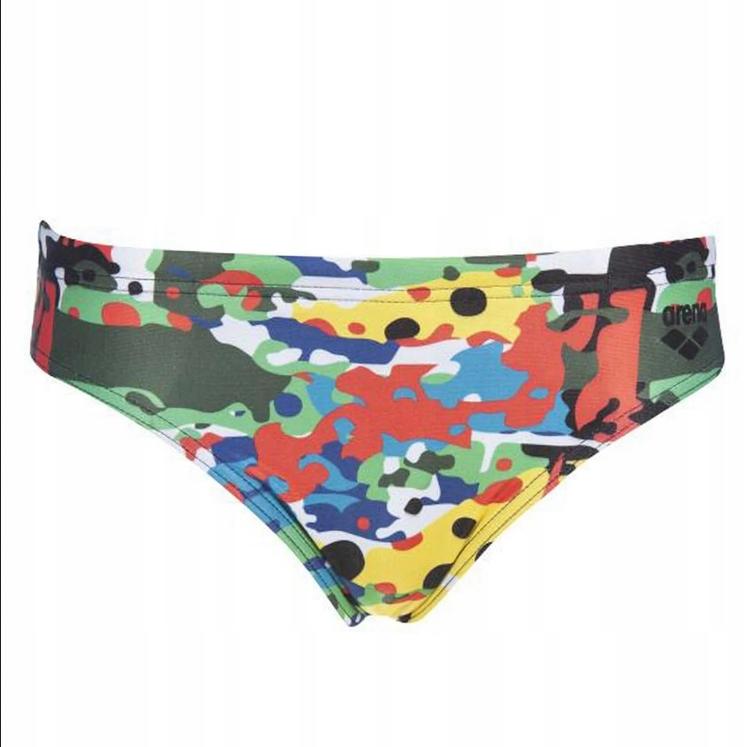 H1465 ARENA CAMOUFLAGE JR BRIEF BOY'S SWIMWEAR 128cm