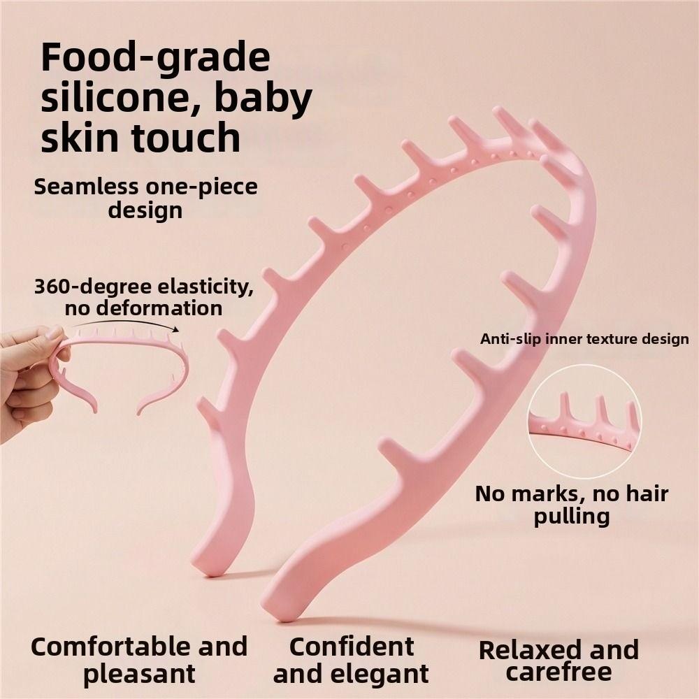 Universal Size Silicone Headband Flexible Zig Zag Headband  All Ages & Activities