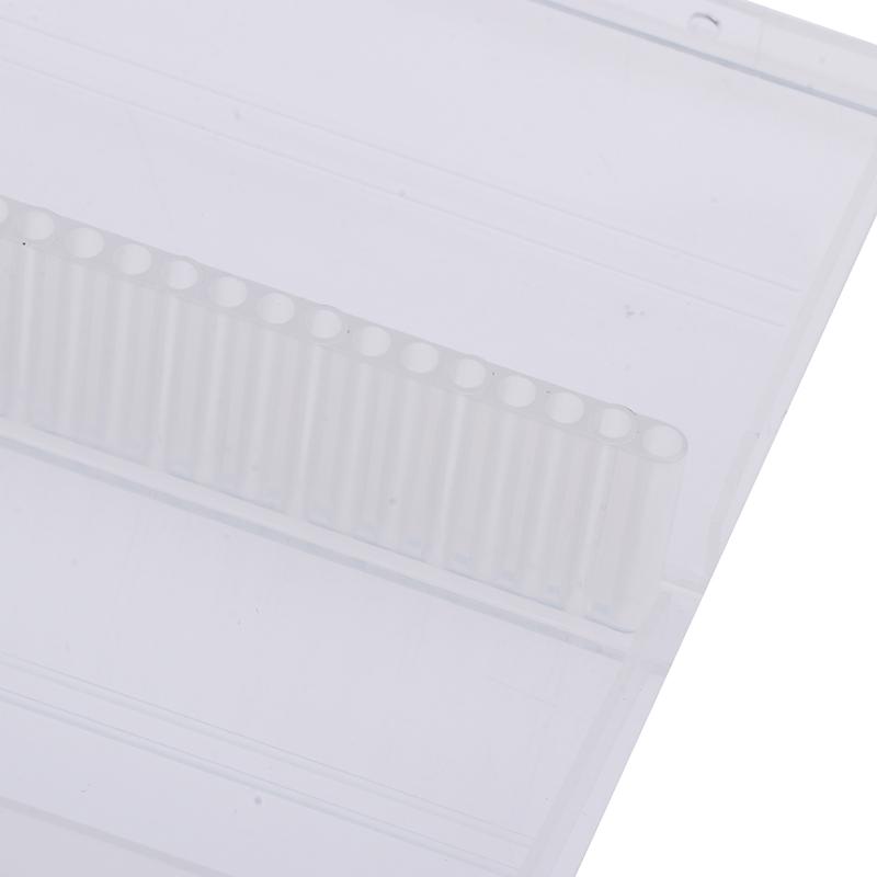 24 Löcher Kunststoff Nagelbohrer Aufbewahrungsbox Leer Ständer Halter Für Fräser Display Behälter Etui Maniküre Werkzeuge