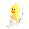 Inertia Pull-Back Duck Motorcycle, Cool Sliding Duck, No Battery Press Plastic Pull-Back Car