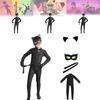 Miraculous Geschichten von Ladybug Cat Noir Kinderkostüm mit Elasthan für Anime-Rollenspiel