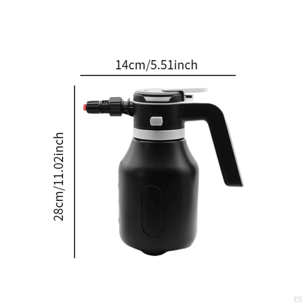 Electric Car Wash Foam Sprayer, 2L Portable Spray Bottle for Accessories with USB