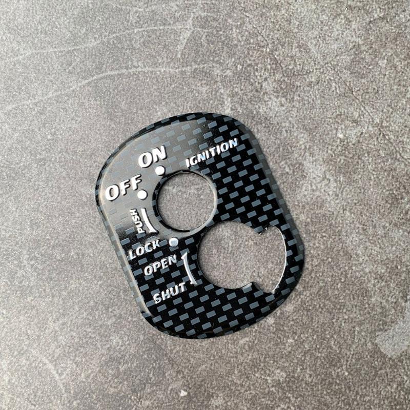 Copertura Protettiva per Blocchetto di Accensione Moto Adesivo Decorativo con Serratura a Chiave in Metallo Superficie Resistente all'Usura per Modifica Moto da Cross Atv