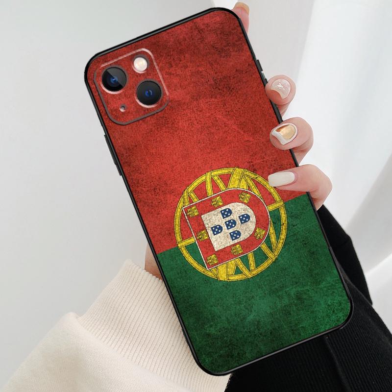 Portugal Flag Phone Case For iPhone 17 Pro Max 16 15 14 11 12 13 Pro Max mini 15 16 Plus 16e 17 Air Cover