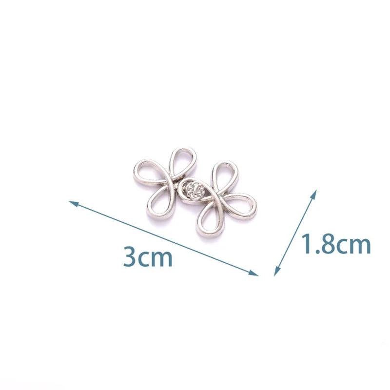 Reusable Metal Buttons Pearl Snap Fastener Pants Pin Retractable Button Sewing-on Buckles for Jeans Perfect Fit Reduce Waist