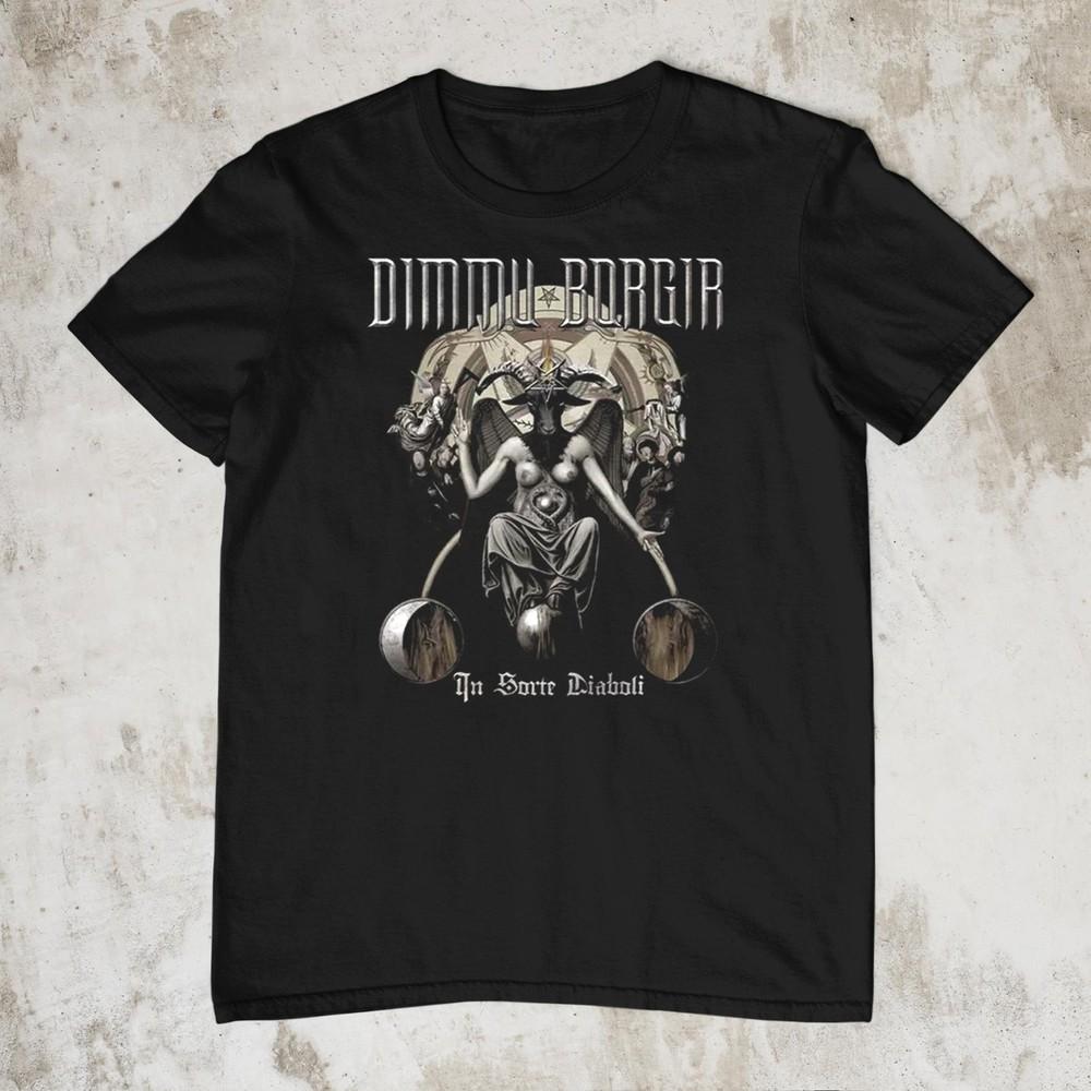 

Новая хлопковая футболка Dimmu Borgir Puritanical In Sorte Diaboli Размеры от S до 234XL GC61 Унисекс Футболка с принтом XXXL
