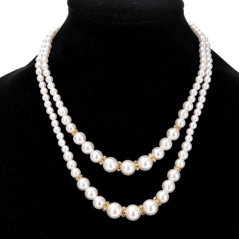 Chain Necklace Beads Choker Beads Neck Jewelry Perfect Gift for Girlfriends