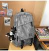 Schoolbag high school schoolbag male ins campus style college student couple trend leisure travel large capacity simple backpack