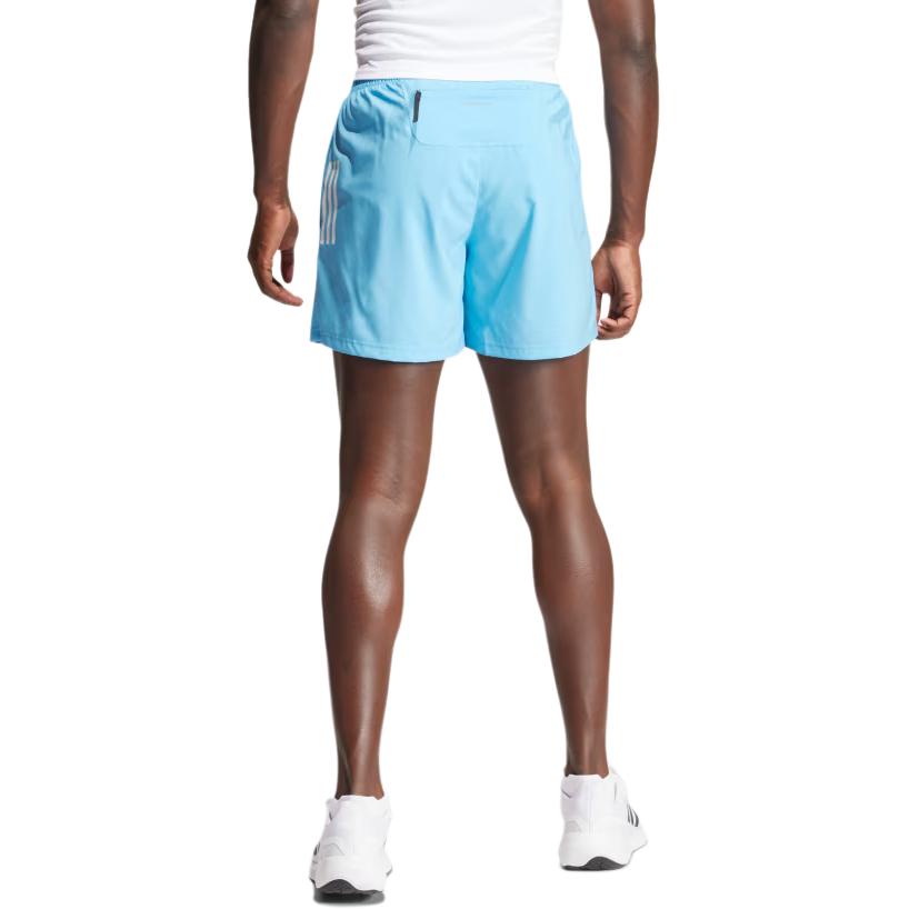Adidas Striped Logo Print Elastic Waist Casual Shorts Men Shorts Light-Blue IY0713