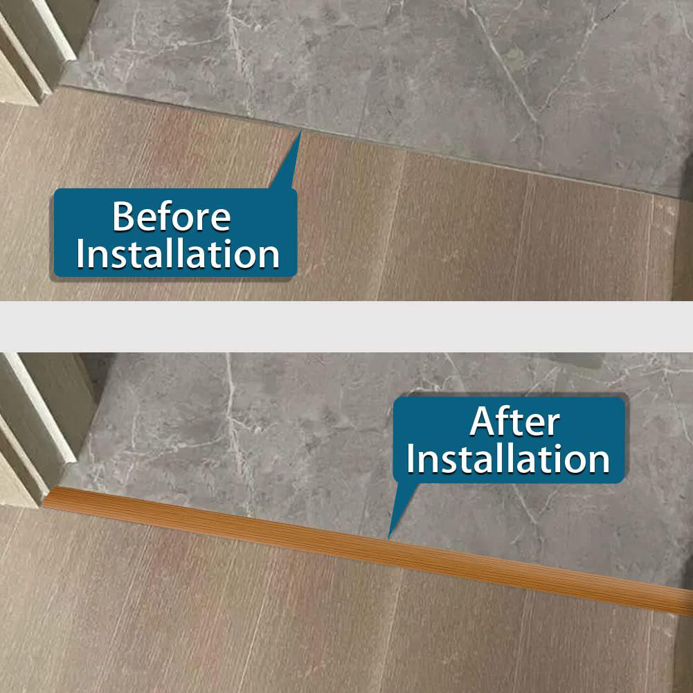 Self-Adhesive Wood Flooring Edge and Threshold Strip