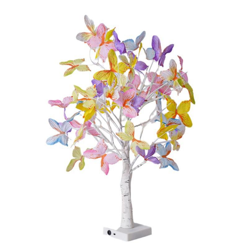 LED Easter Egg and Christmas Birch Tree Lights for Home and Party Decorations