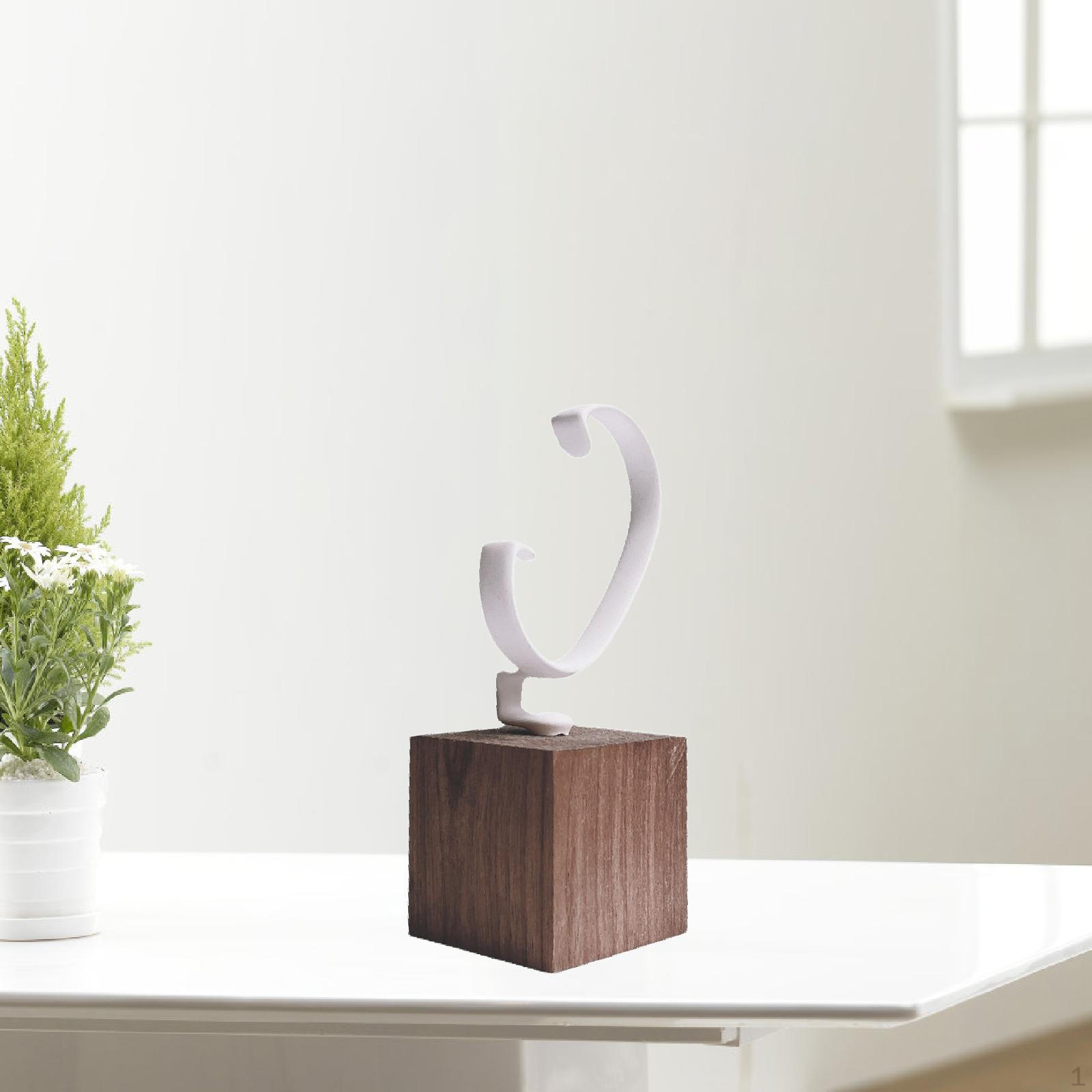 

Watch Display Stand Bangle Holder Storage Wood Base Wrist Bracelet for білий