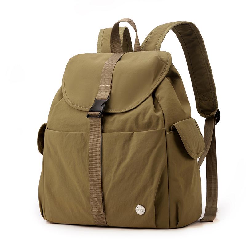 Large Capacity Nylon Macaron Backpack - Lightweight & Versatile Women's Double Shoulder Bag