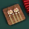 Dao Ma Dan face fringed pearl earrings design sense temperament long niche Guochao earrings women