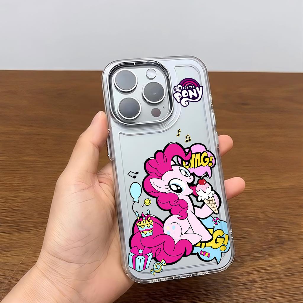 Cute cartoon My Little Pony Phone Case For iPhone 17 16e 16 15 14 13 12 11mini Pro Max X XR XSMAX 8 7 Air Plus Transparent Cover