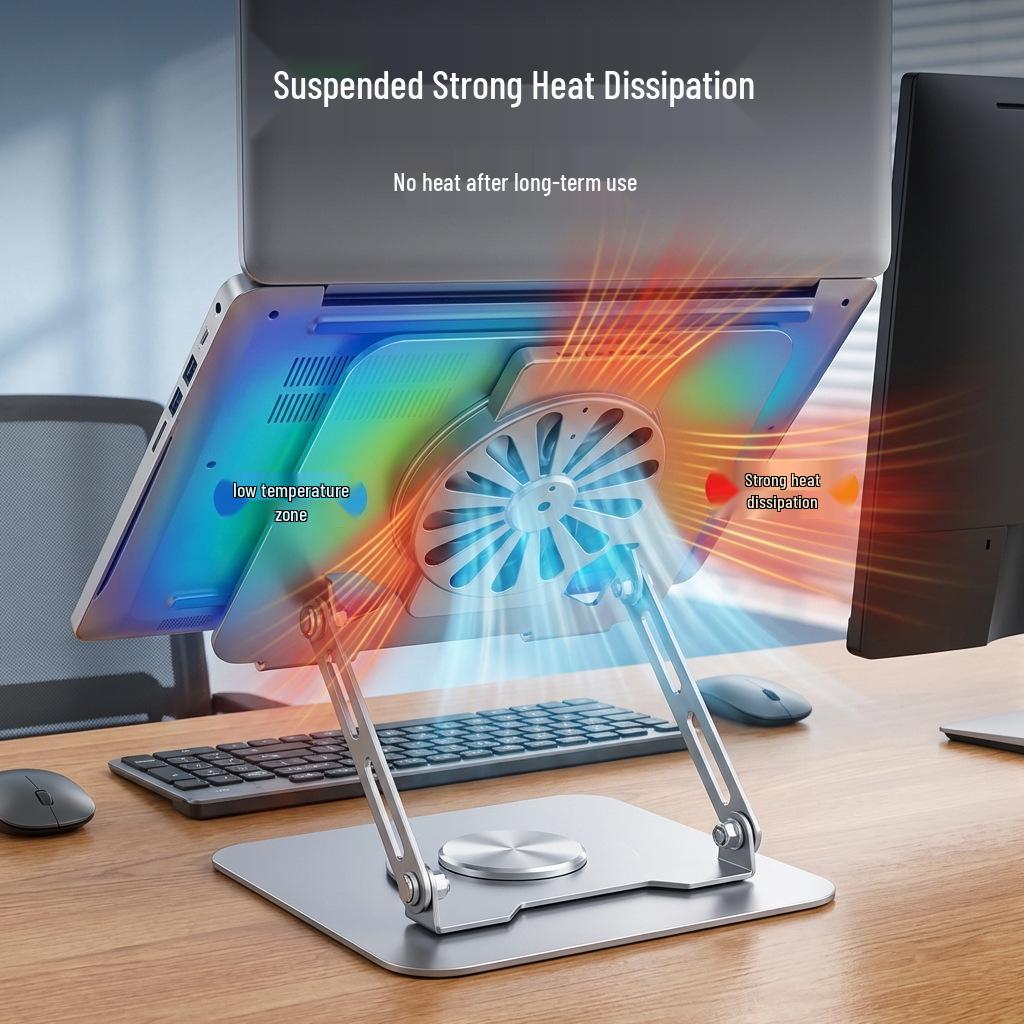 Adjustable Carbon Steel & Aluminum Laptop/Tablet Stand