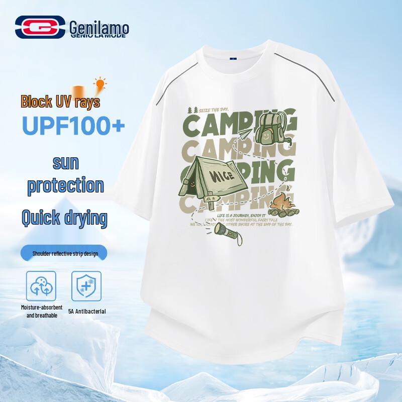 

GENIOLAMODE Men s Quick-Dry Outdoor Sport T-Shirt XL