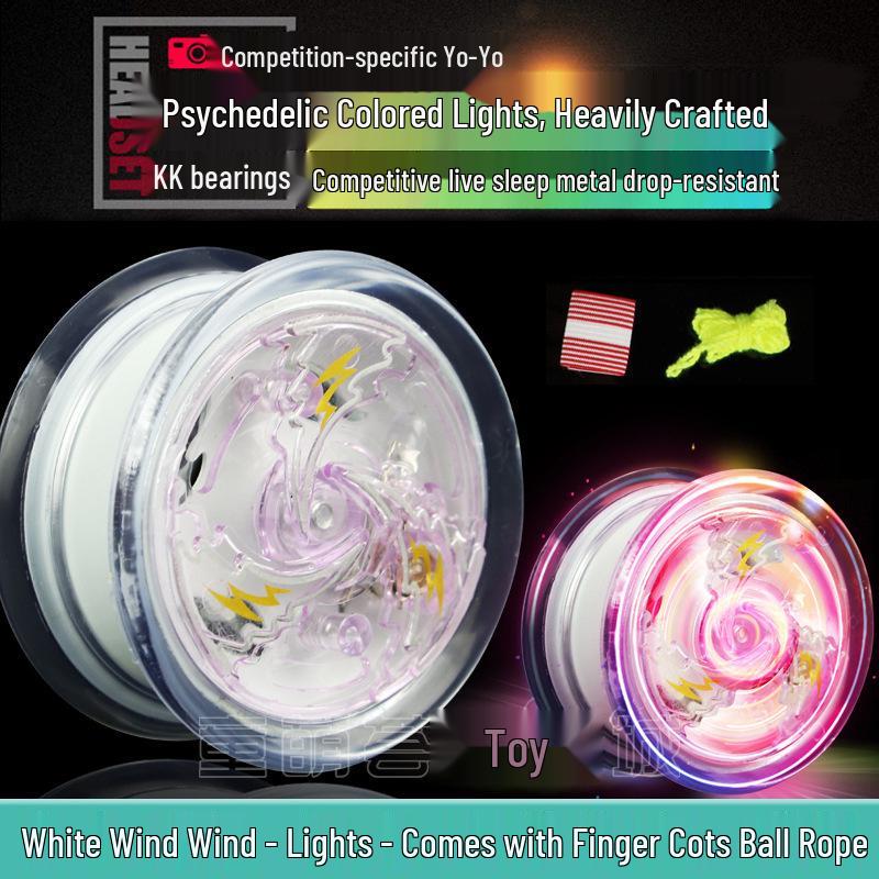 Miracle Girl Luminous Metal Yo-Yo with Automatic Retraction for Kids